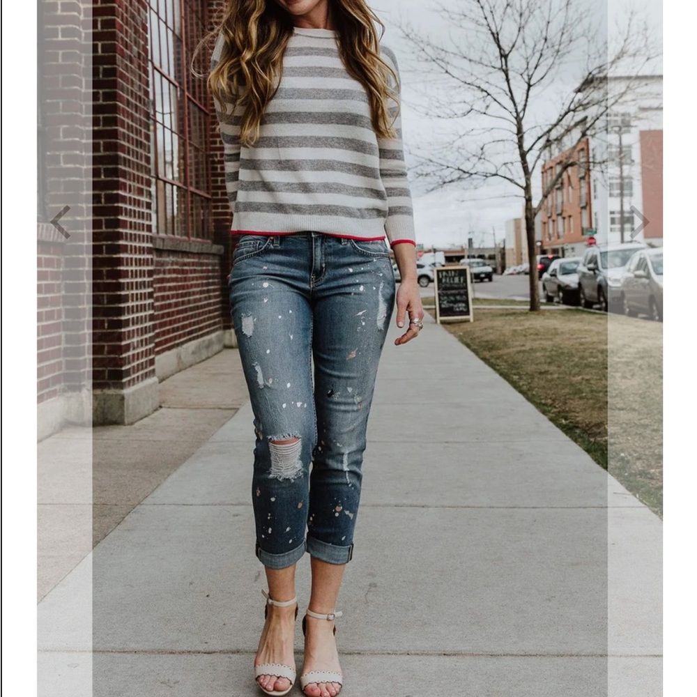Level 99 Anthropologie Distressed Jeans sz 25